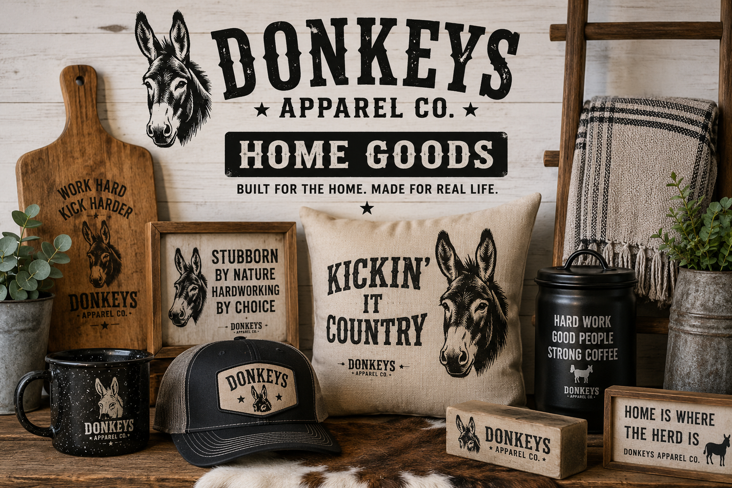 Home Goods Collection – Donkeys Apparel Co.