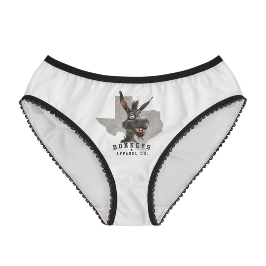 Women's Briefs — 'Rodeo Ready' Donkey Graphic Panties
