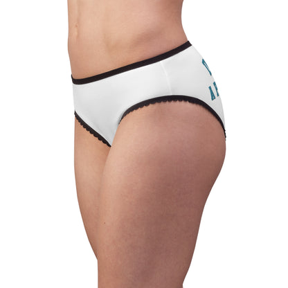 Donkeys Apparel Co. Women's Briefs — Vintage Logo Cotton-Look Bikini Panties