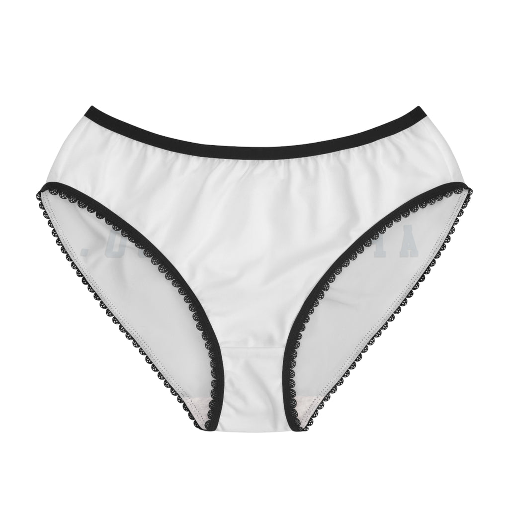 Donkeys Apparel Co. Women's Briefs — Vintage Logo Cotton-Look Bikini Panties
