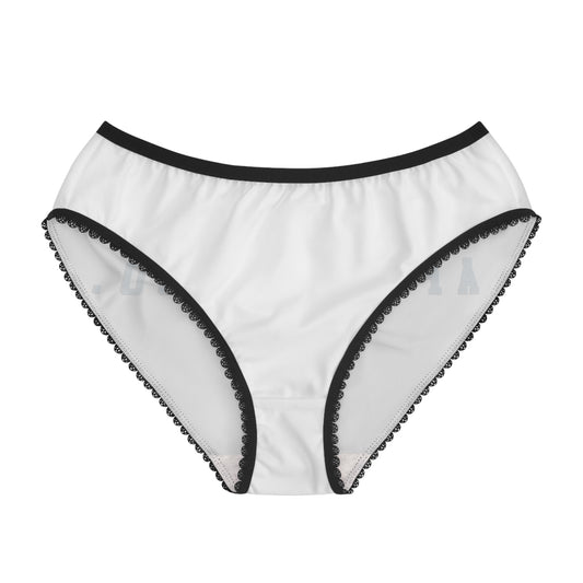 Donkeys Apparel Co. Women's Briefs — Vintage Logo Cotton-Look Bikini Panties
