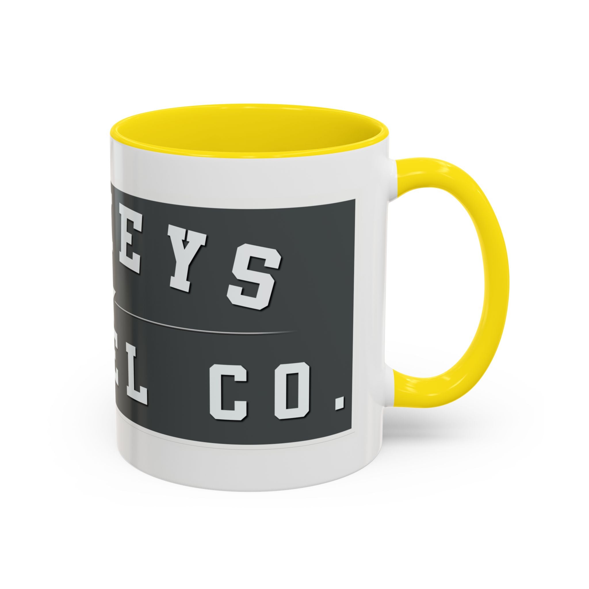 Donkeys Apparel Co. Accent Coffee Mug – Vintage Logo 11/15oz