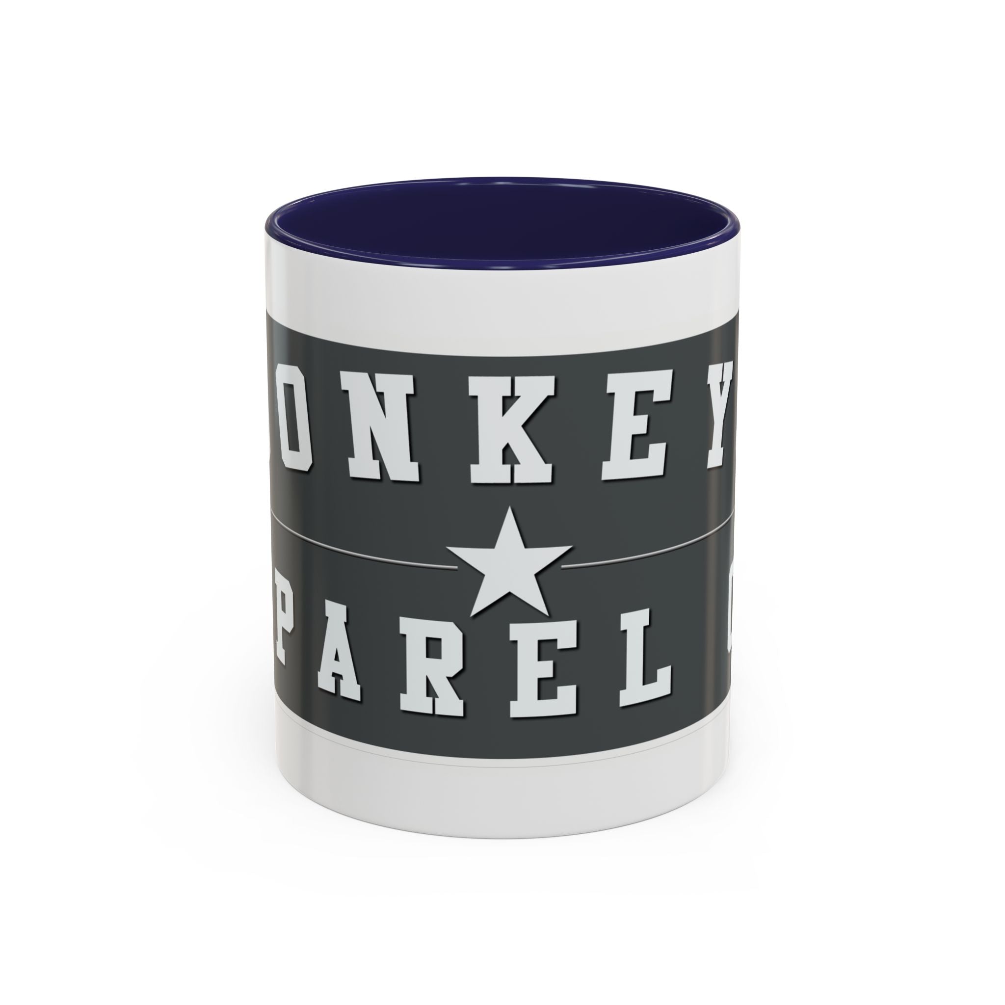 Donkeys Apparel Co. Accent Coffee Mug – Vintage Logo 11/15oz
