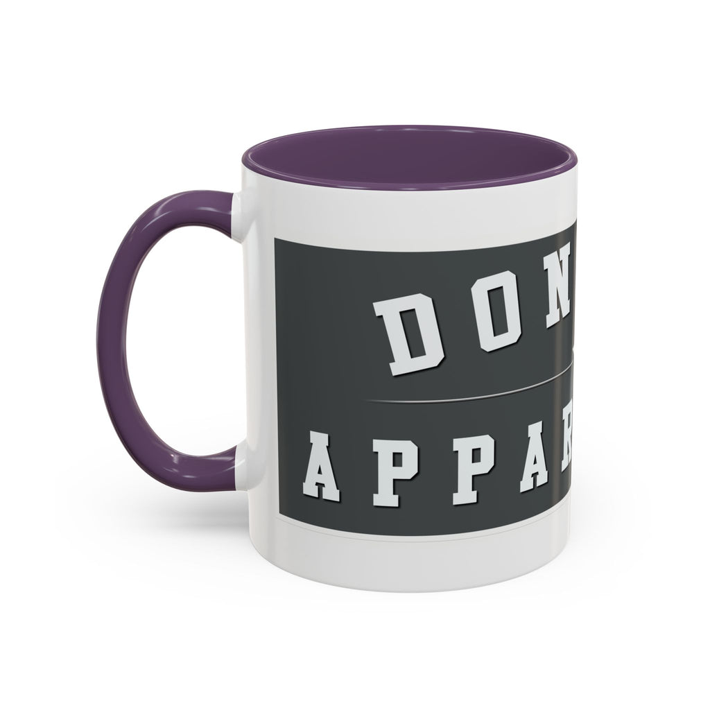 Donkeys Apparel Co. Accent Coffee Mug – Vintage Logo 11/15oz