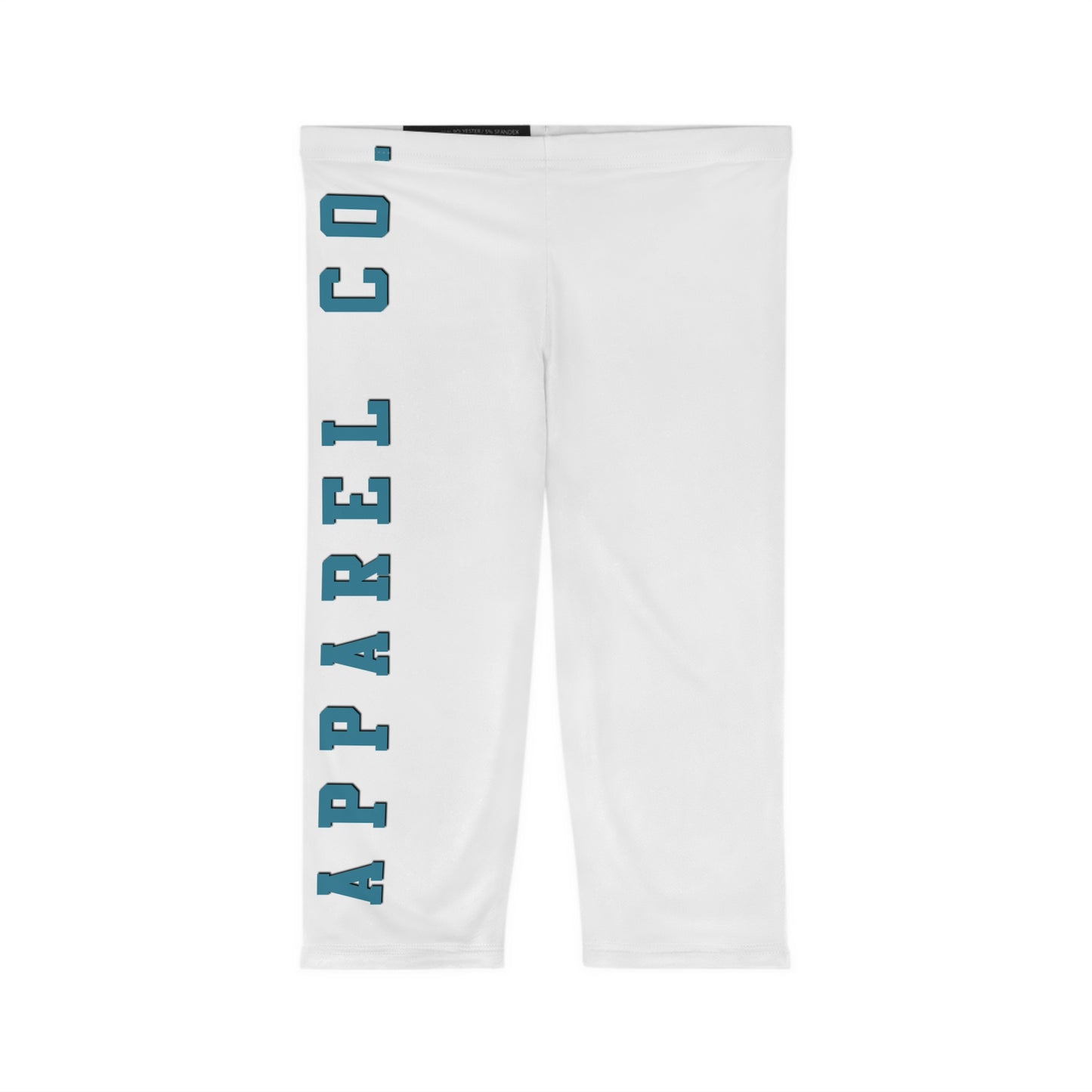Capri Leggings - Side Script 'APPAREL CO.' & 'DONKEYS' Athletic Crop Leggings