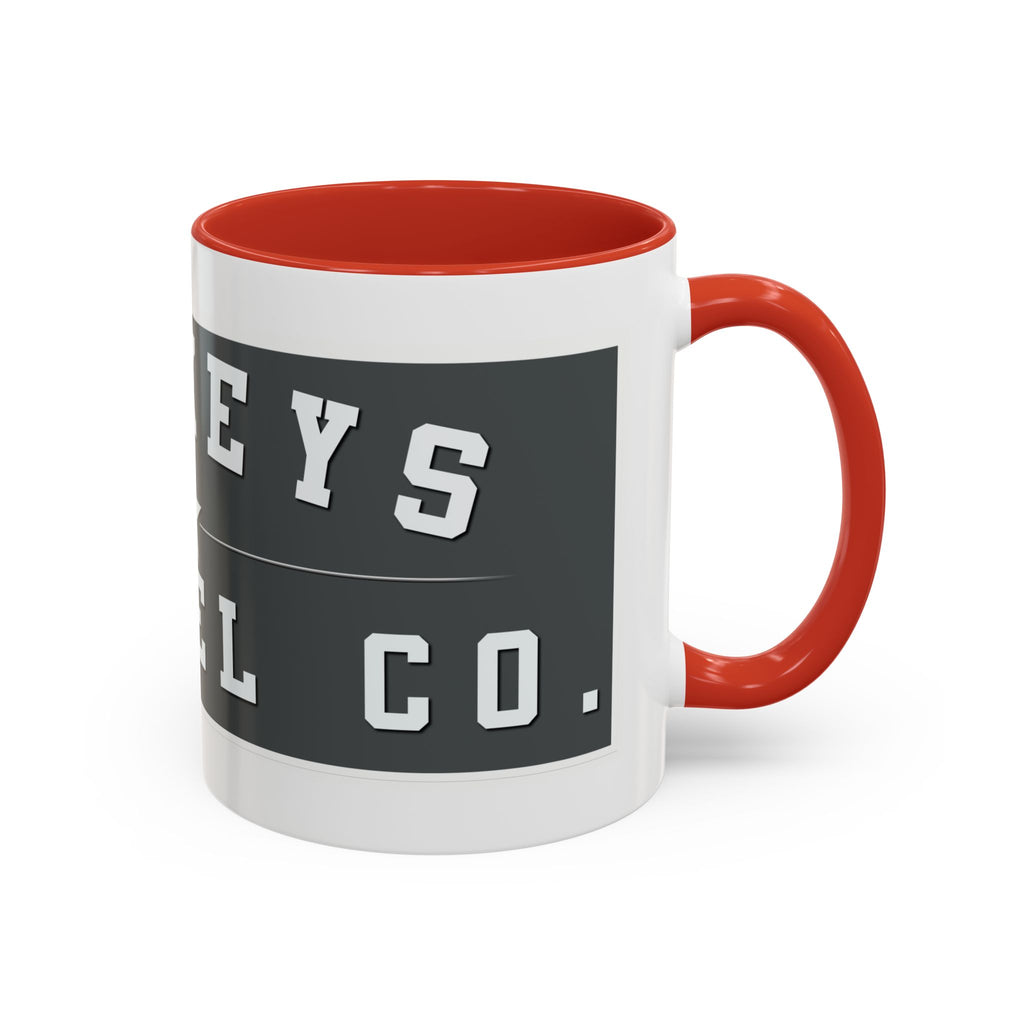 Donkeys Apparel Co. Accent Coffee Mug – Vintage Logo 11/15oz