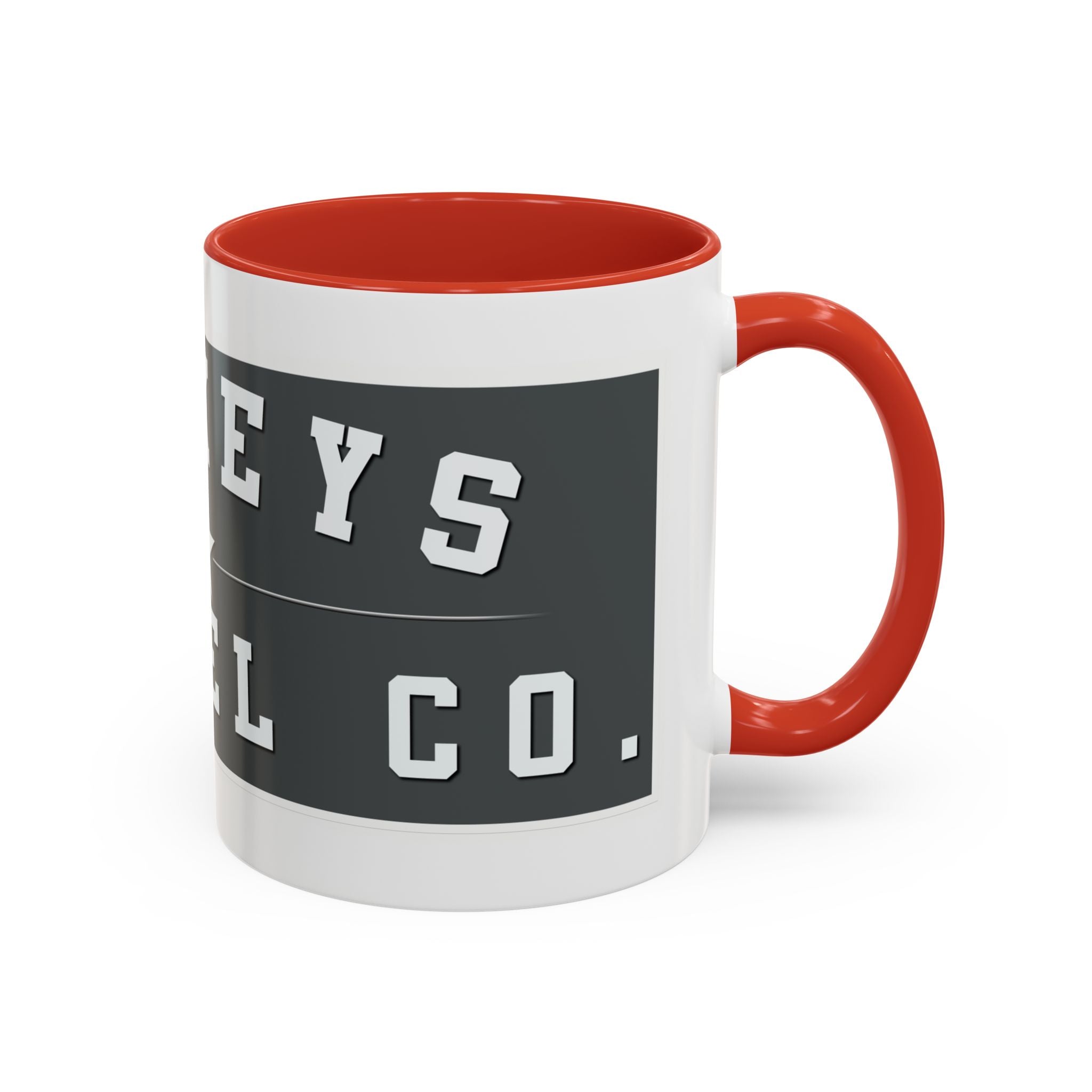 Donkeys Apparel Co. Accent Coffee Mug – Vintage Logo 11/15oz