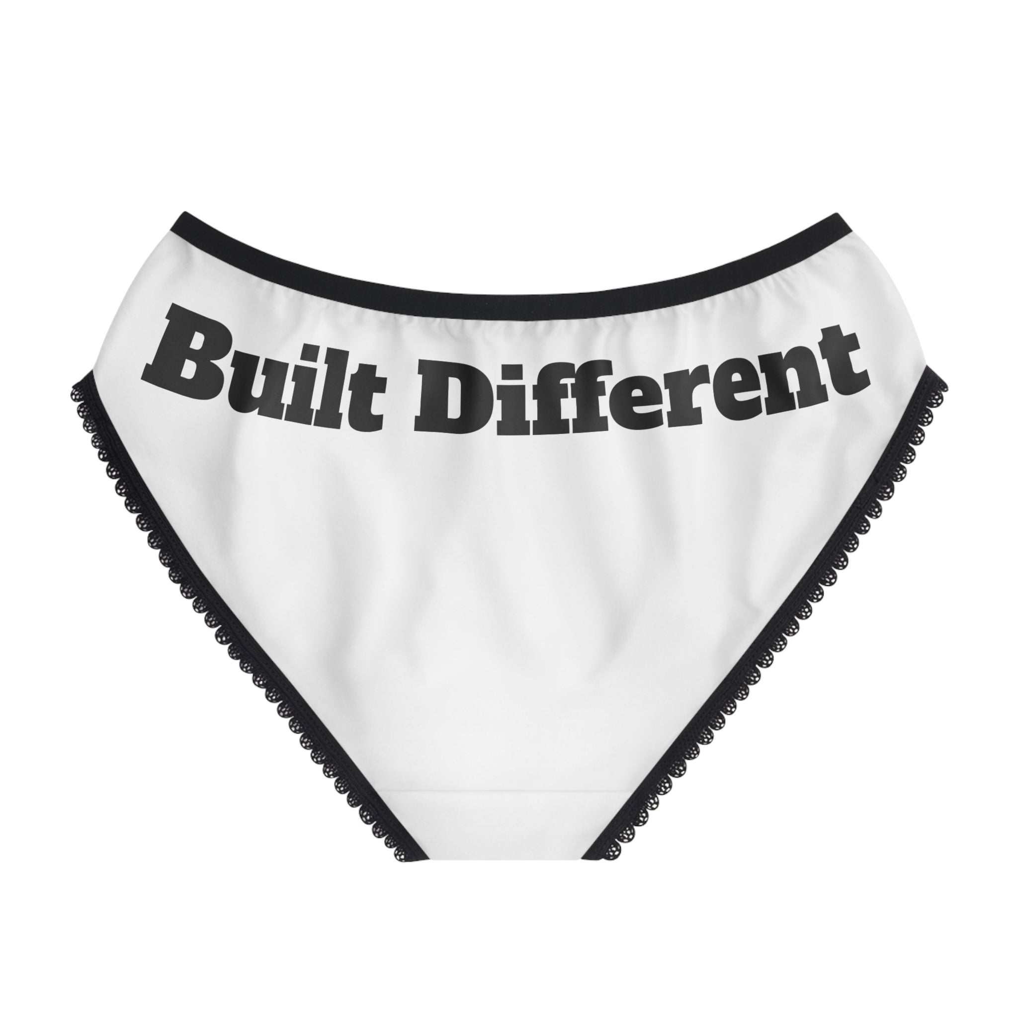 Donkeys Apparel Co. Women's Briefs —  " Built Different" Vintage Logo Cotton-Look Bikini Panties