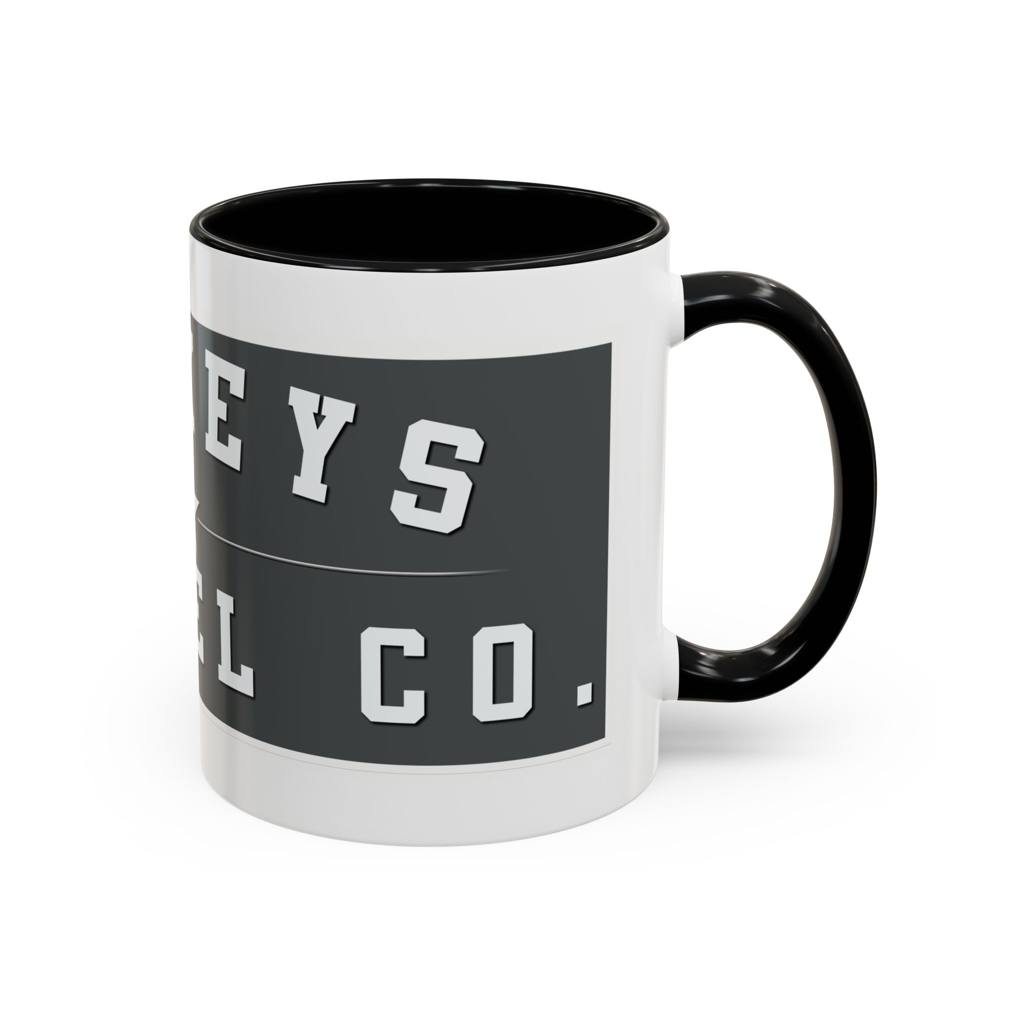 Donkeys Apparel Co. Accent Coffee Mug – Vintage Logo 11/15oz