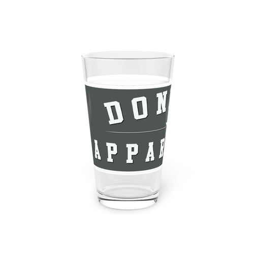 Donker Apparel Star Logo Pint Glass — 16oz Beer & Beverage Glass
